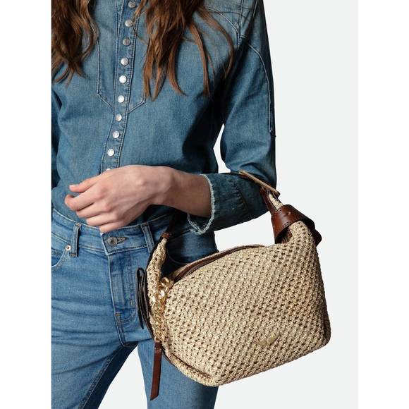 NEW ZADIG & VOLTAIRE women's le cecilia bag in down - Picture 2 of 3